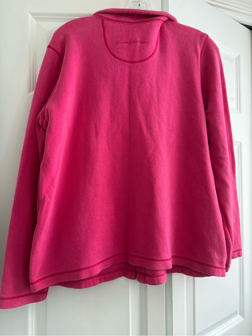 Tommy Bahama Hot Pink Zip-Front Jacket - Picture 5 of 6